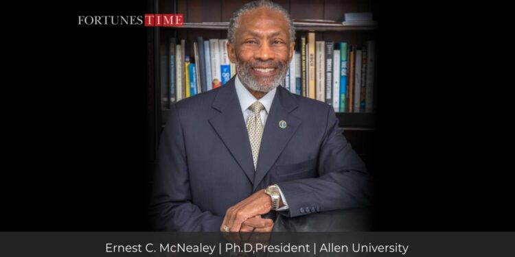 Ernest C. McNealey: Ph.D,President of Allen University